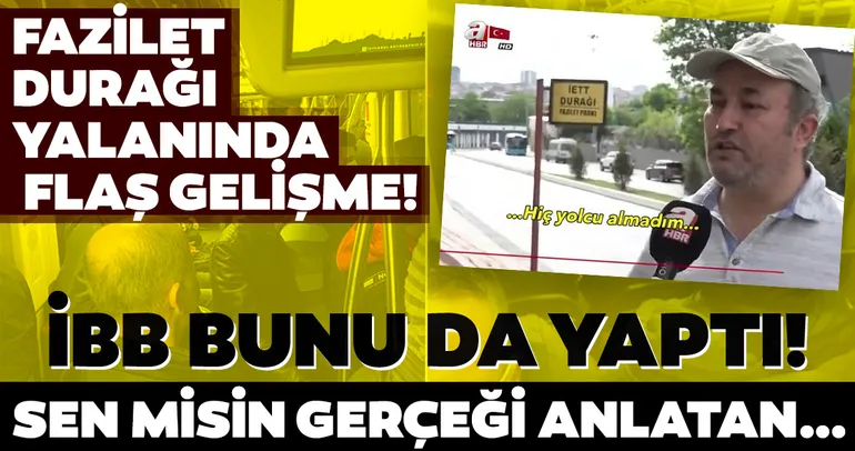 İBB'nin Fazilet Durağı yalanının ardından skandal gelişme! Gerçeği anlatan şoför Ertuğrul Aslan’ın sertifikası iptal edildi