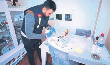 Fare zehirinden uyuşturucu yapan çeteye suçüstü #istanbul