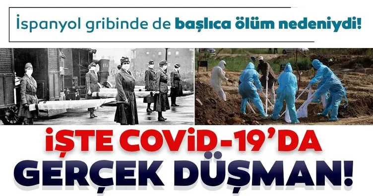 İspanyol gribinde de başlıca ölüm nedeniydi: İşte Covid-19’da gerçek düşman!