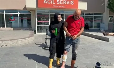 Nevşehir’de acemi kasaplar hastaneye koştu