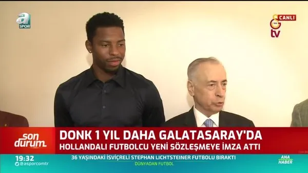 Galatasaray Ryan Donk ile sözleşme uzattı