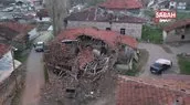Tokat’ta korkutucu depremin izleri gün ağarınca ortaya çıktı