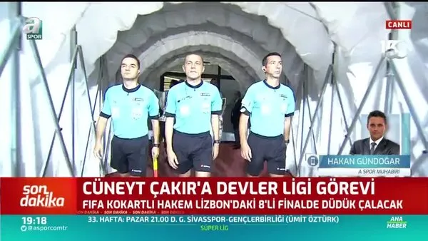 Cuneyt Cakir A Sampiyonlar Ligi Gorevi Videosunu Izle Son Dakika Haberleri