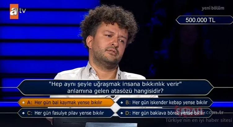 Kim Milyoner Olmak İster’e katılan paralimpik sporcu 500 bin TL’lik soruyu açtırdı! İşte o soru!
