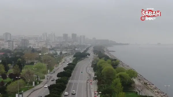 Anadolu Yakası'nda etkili olan sis böyle görüntülendi | Video