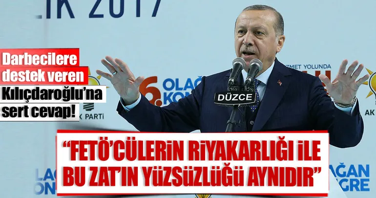 Cumhurbaşkanı Erdoğan'dan Kılıçdaroğlu'na sert tepki!