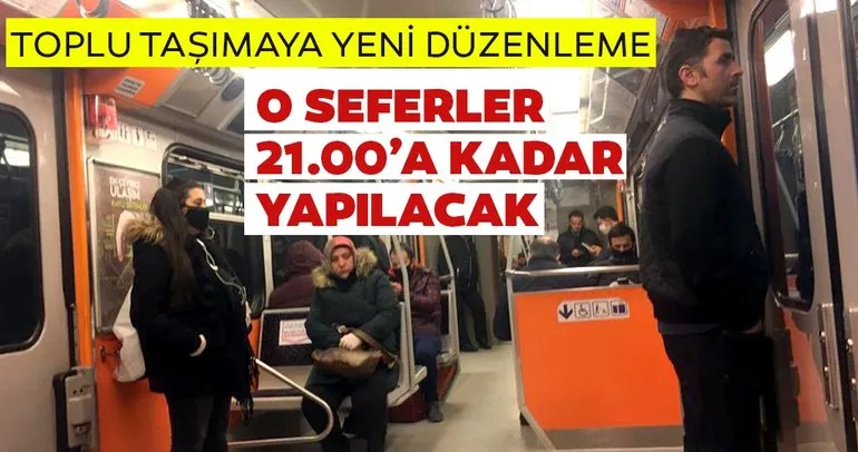 Son dakika: İstanbul’da toplu ulaşımda yeni düzenleme getiriliyor