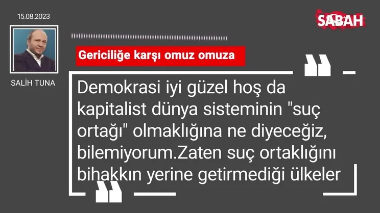Salih Tuna | Gericiliğe karşı omuz omuza