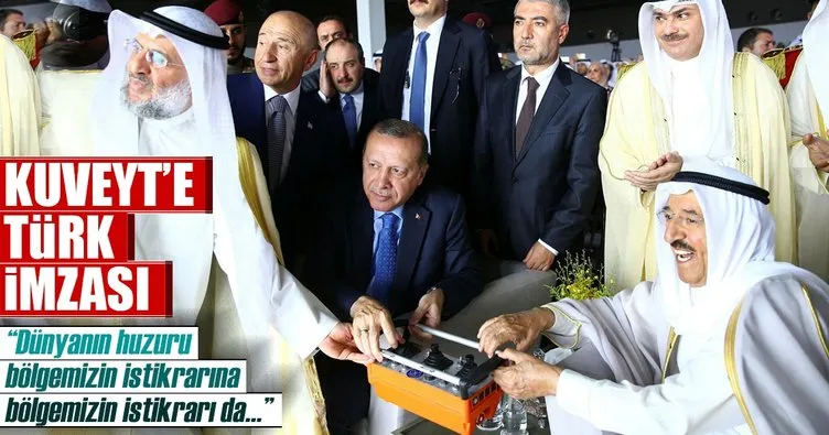 Erdoğan Kuveyt Uluslararası Havalimanı’nın temel atma töreninde konuştu