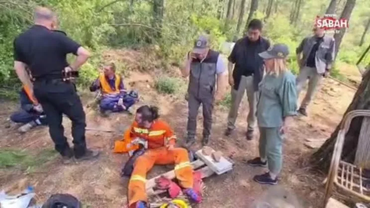 Ateşle savaşan gönüllüye Bakan'dan hediye! | Video
