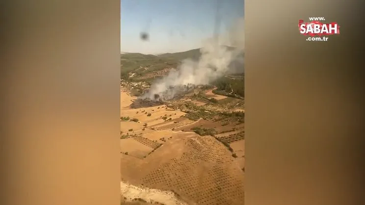Milas’ta orman yangını çıktı