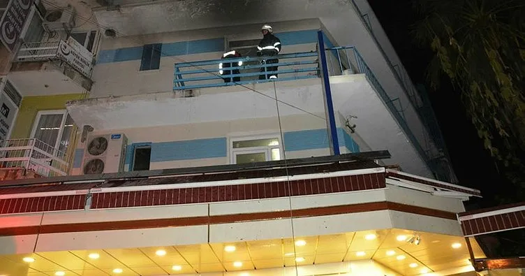 Aydın’da oteldeki yangın panik yarattı