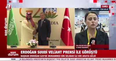 Başkan Erdoğan, Prens Selman ile görüştü | Video
