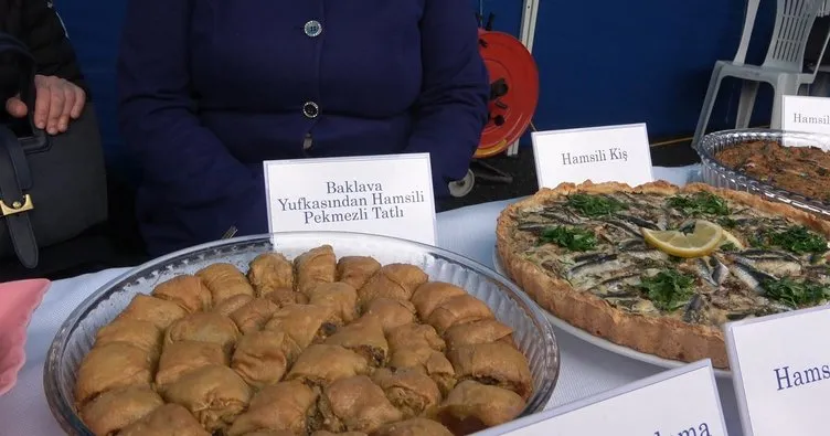 Rize’de hamsi festivalinde ’Hamsili baklava’