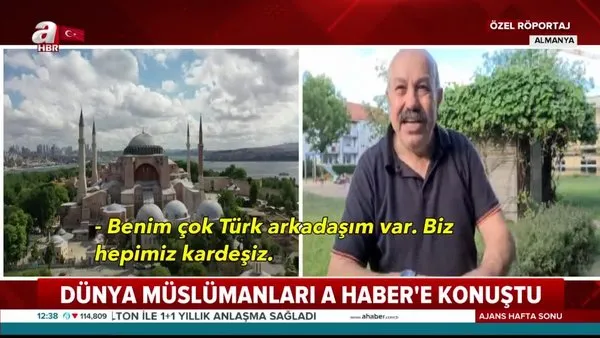 Son Dakika: Dünya Müslümanlarından Türkiye'ye Ayasofya Camii mesajı | Video