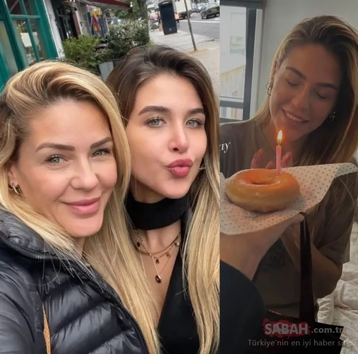 Emine Ün yeni yaşına Londra’da okuyan kızı Duru Kınay’ın yanında girdi! Kim der ki 47 yaşında