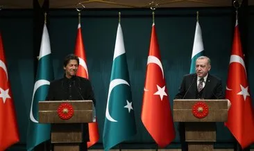 Başkan Erdoğan Pakistan Başbakanı İmran Han ile görüştü