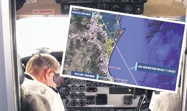 Pilot 40 dakika boyunca uyudu