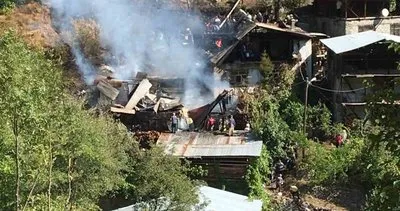 Köydeki yangın 6 evi yuttu #erzurum