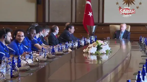 Başkan Erdoğan ile Larkin arasında gülümseten diyolog: 