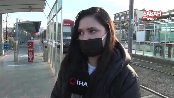 Son dakika: Tramvay istasyonunda bayılan kız konuştu: Şans eseri hayattayım | Video