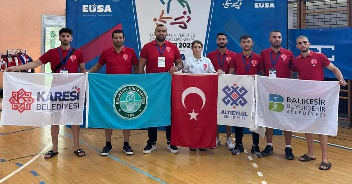 Balıkesir Üniversiteli sporcular Avrupa Şampiyonası’nda ülkemizin gururu oldu
