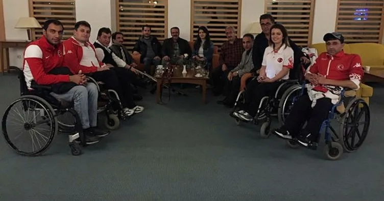 Nene Hatun Spor kulübü yöneticileri bedensel engelli sporcularla bir araya geldi