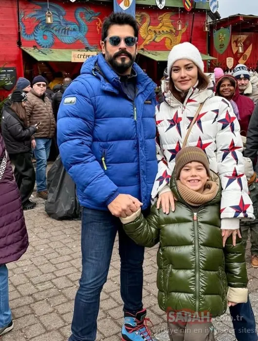Tatilden döner dönmez birlikte kamera karşısına geçtiler! İşte Fahriye Evcen ve Burak Özçivit’ten aşk dolu set pozu!