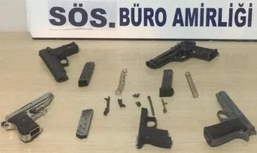 Bursa’da çok sayıda silah yakalandı