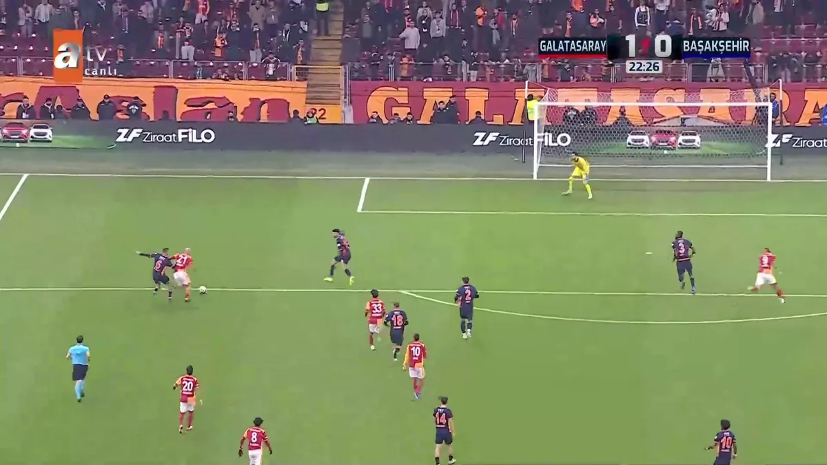 GOL | Galatasaray 1-0 Başakşehir