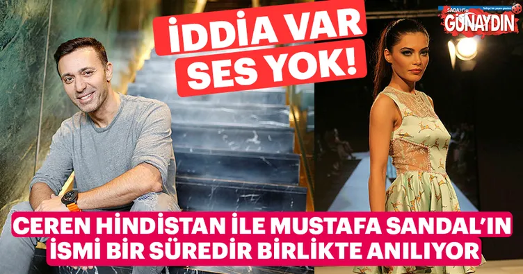 Ceren Hindistan sorusu Mustafa Sandal’ı gülümsetti