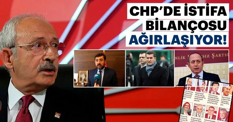 CHP’de istifa bilançosu ağırlaşıyor