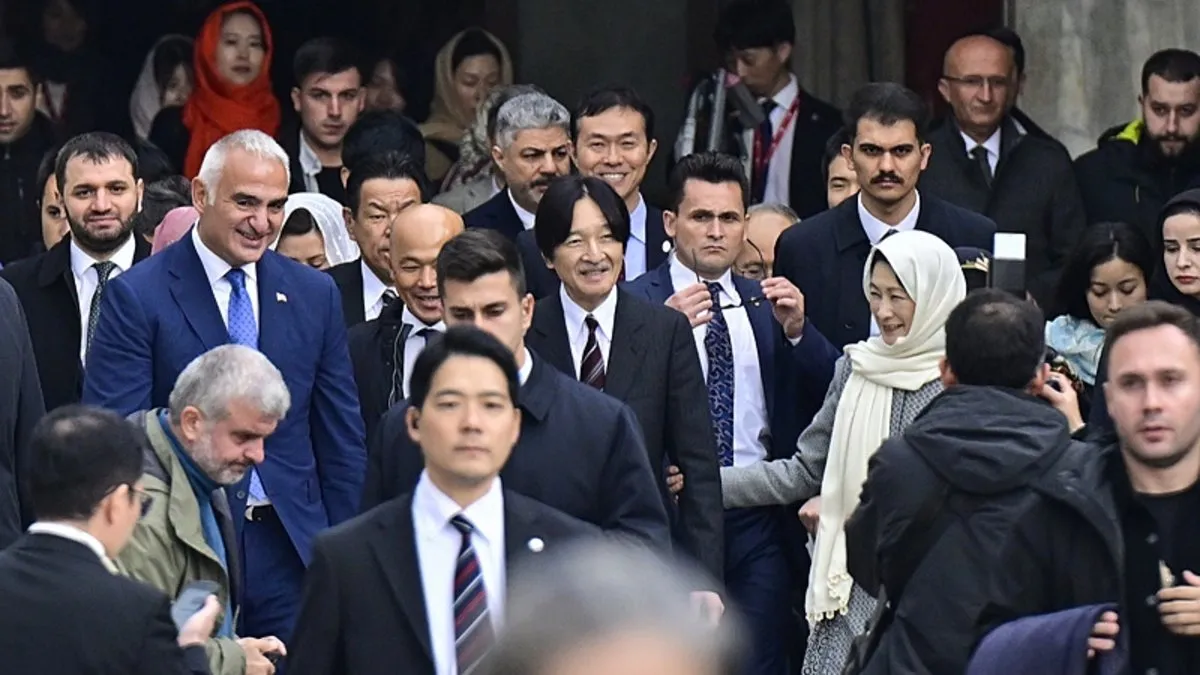 Japonya Veliaht Prens ve Prensesi, Ayasofya-i Kebir Cami-i Şerifi'ni ziyaret etti