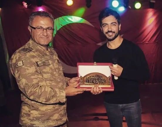 Mehmetçik Yusuf Güney ile moral depoladı!