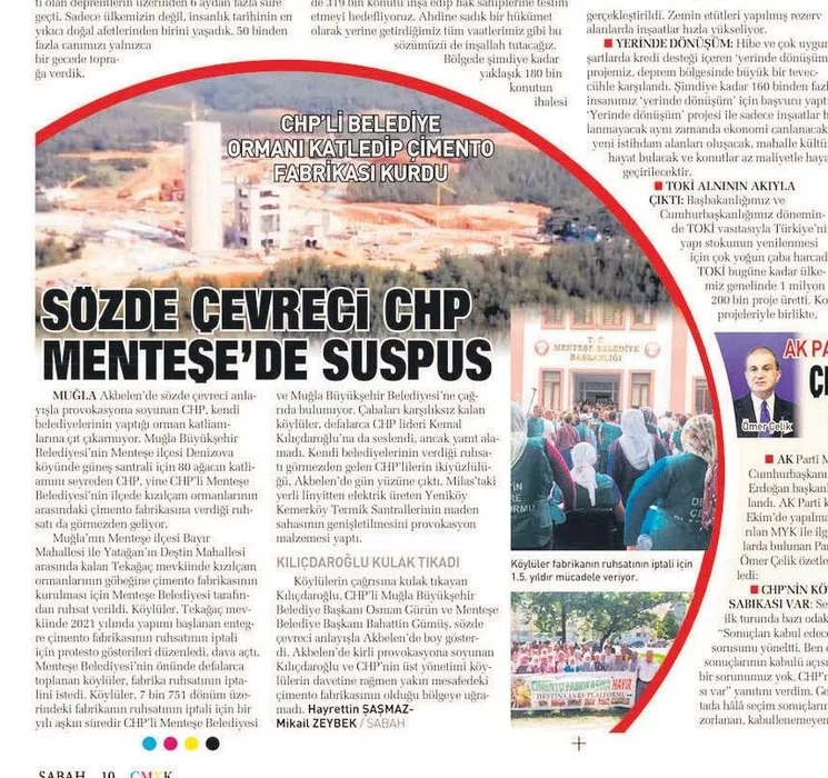 Sözde çevreci CHP’nin Muğla ikiyüzlülüğü! Zehir fabrikası mühürlendi