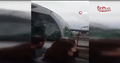 Uzunçayır’da metrobüs kazası | Video