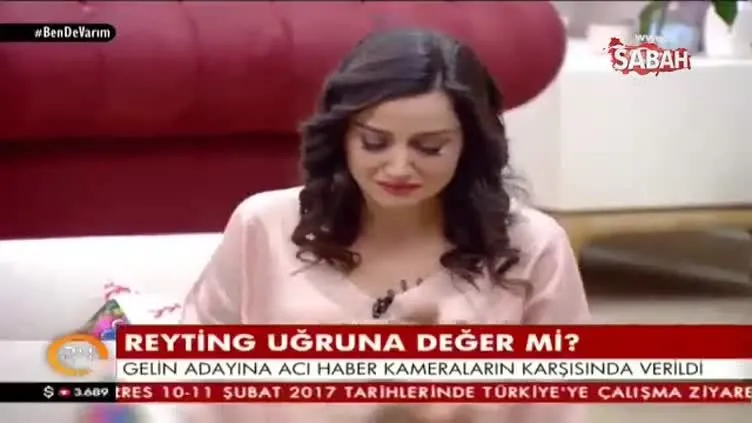 Babasının ölüm haberi kameralar önünde açıklandı