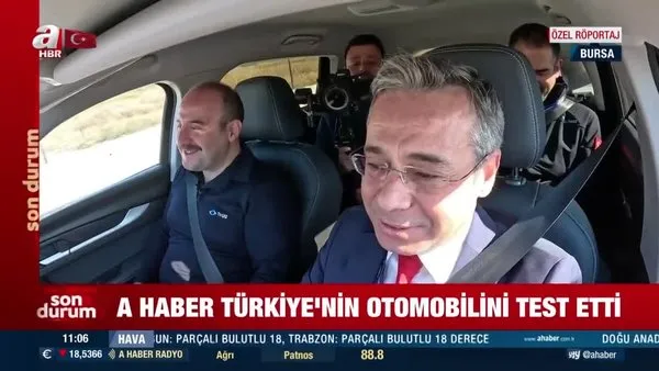 A Haber Togg'u test etti! Sanayi ve Teknoloji Bakanı Mustafa Varank direksiyona geçti | Video