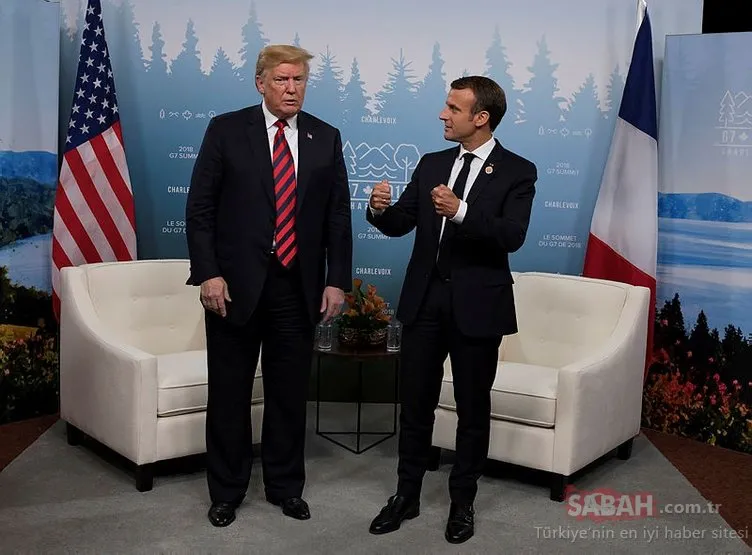 Macron’dan Trump’a rest