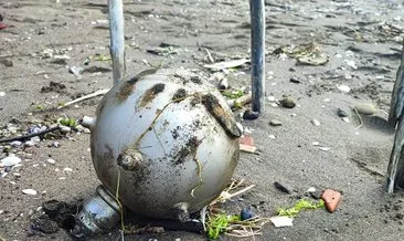 Ordu’da Rus yapımı mayın tetikleyicisi kıyıya vurdu #ordu Ordu’da Rus yapımı mayın tetikleyicisi kıyıya vurdu #ordu