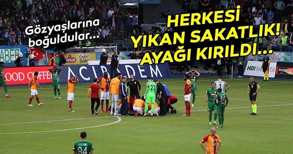 emre akbaba sakatlanma ani