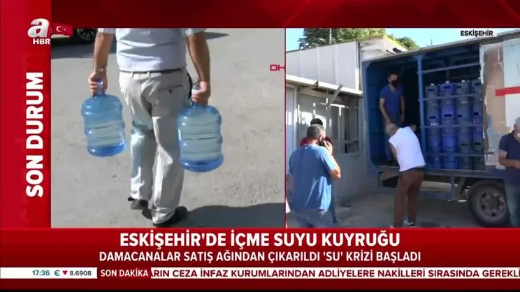 Eskişehir'de su krizi büyüyor | Video