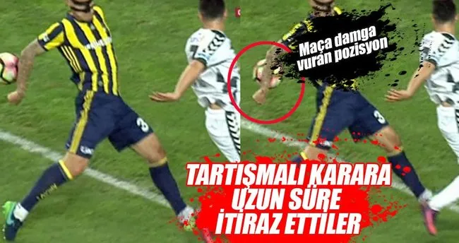 Konyaspor – Fenerbahçe maçında tartışmalı karar