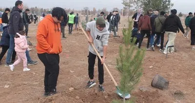Sivas’ta geleceğe nefes için 11 bin fidan dikildi #sivas