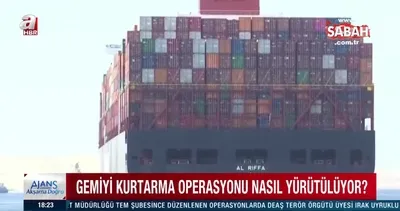 Süveyş Kanalı’nda kaos büyüyor! Karaya oturan gemi ’The Ever Given’ trafiği kilitledi! | Video