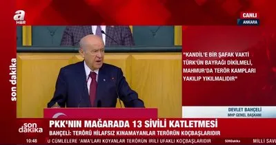 MHP Lideri Bahçeli Kandil’e bir şafak vakti Türk’ün bayrağı dikilmeli, Mahmur’da terör kampları yakılıp yıkılmalıdır