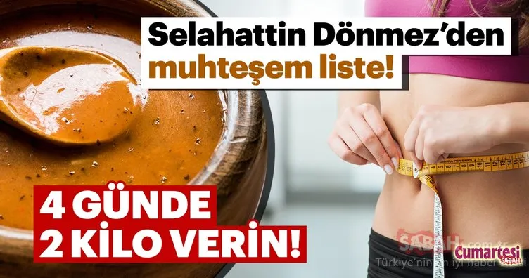 Dört günde iki kilo verdiren tarhana diyeti ile sağlıklı zayıflayın!