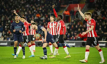 Manchester City’yi Southampton durdurdu