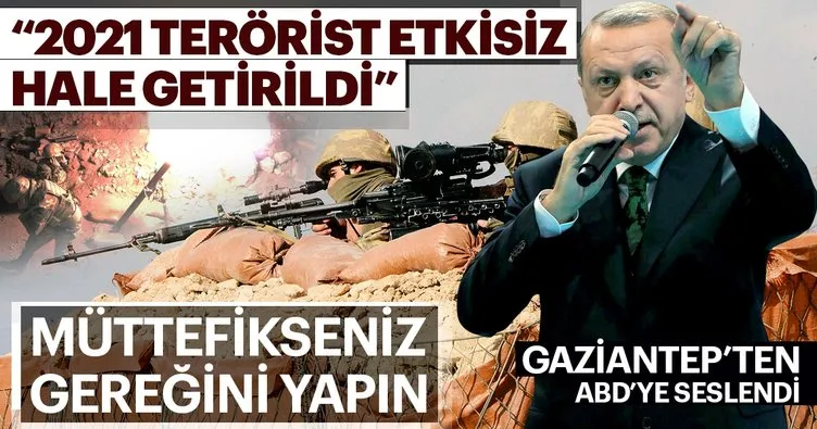 Erdoğan, etkisiz hale getirilen terörist sayısını açıkladı
