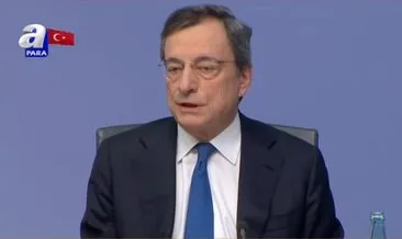 Faiz kararı sonrası Draghi’den önemli açıklamalar